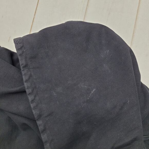 ESNTLS black embroidered heavyweight cotton hoodie sweatshirt - Picture 9 of 9